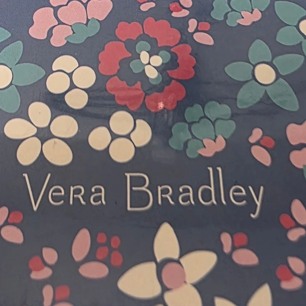 NEW Vera Bradley Staples Bloom‎ Berry File Folio 9 Pocket Accordion Organizer